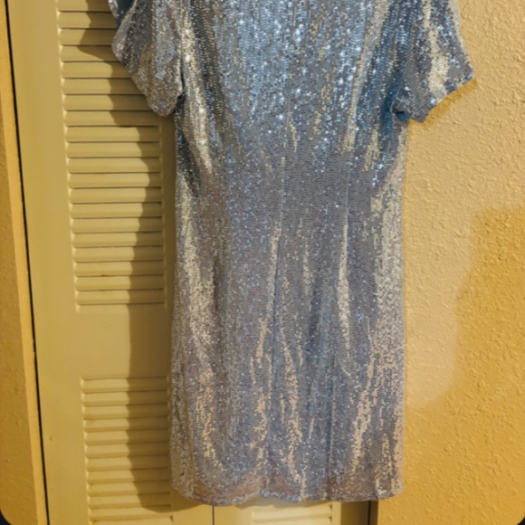 John Meyer JM Studio Dress Sequin Sparkly Party Cocktail Wedding Guest Size 14 - Picture 8 of 9
